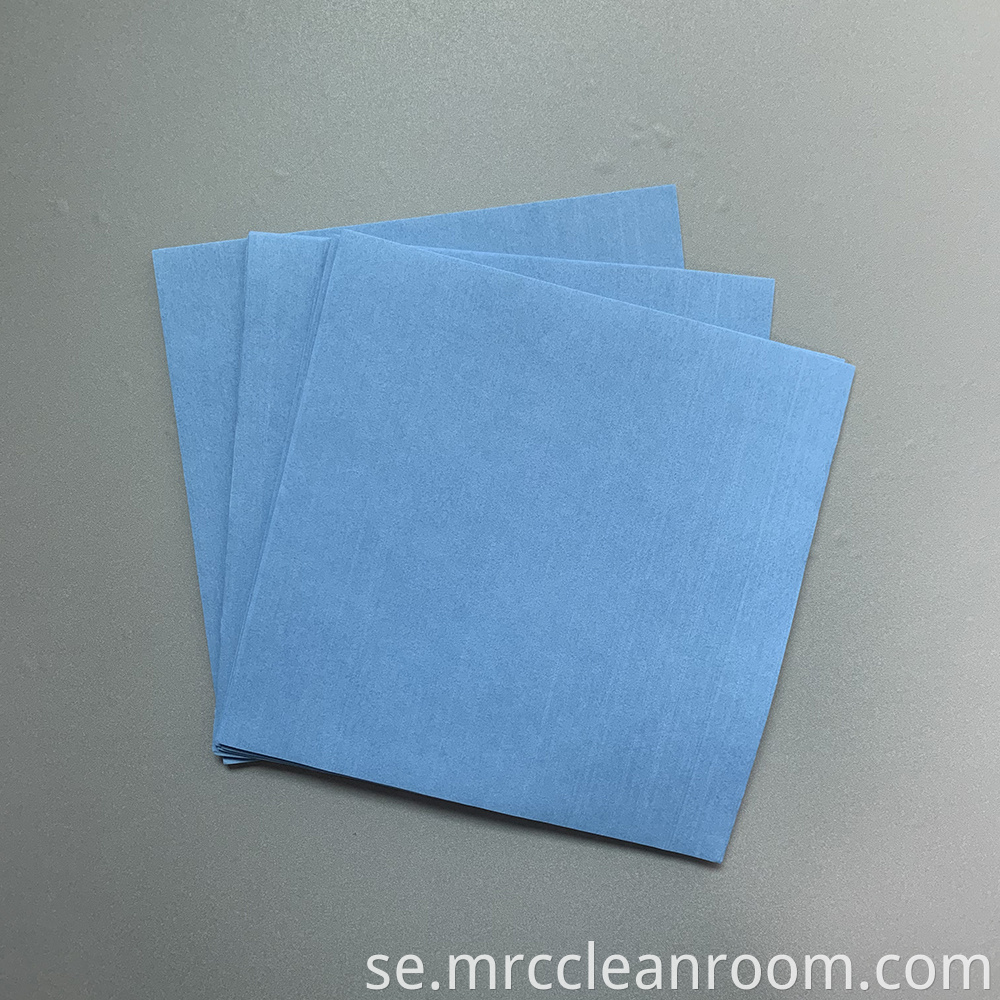 Blue Non Woven Cellulose Polyester Wipes